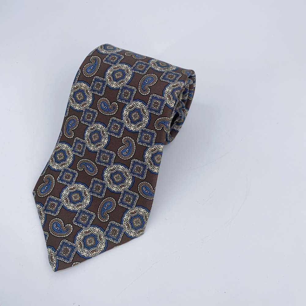 Liberty Tie Mens One Size Colorful Paisley Silk Classic Luxury Necktie USA Made‎